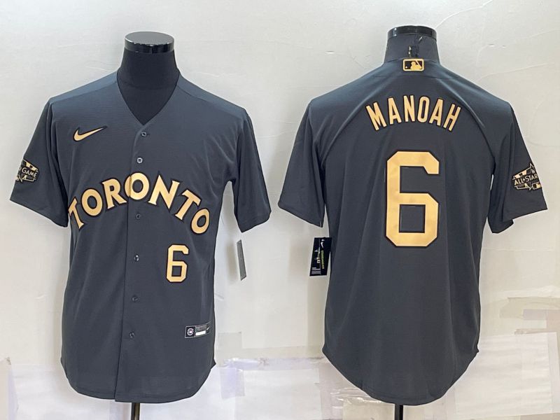 Men Toronto Blue Jays #6 Manoah Grey 2022 All Star Game Nike MLB Jerseys->toronto blue jays->MLB Jersey